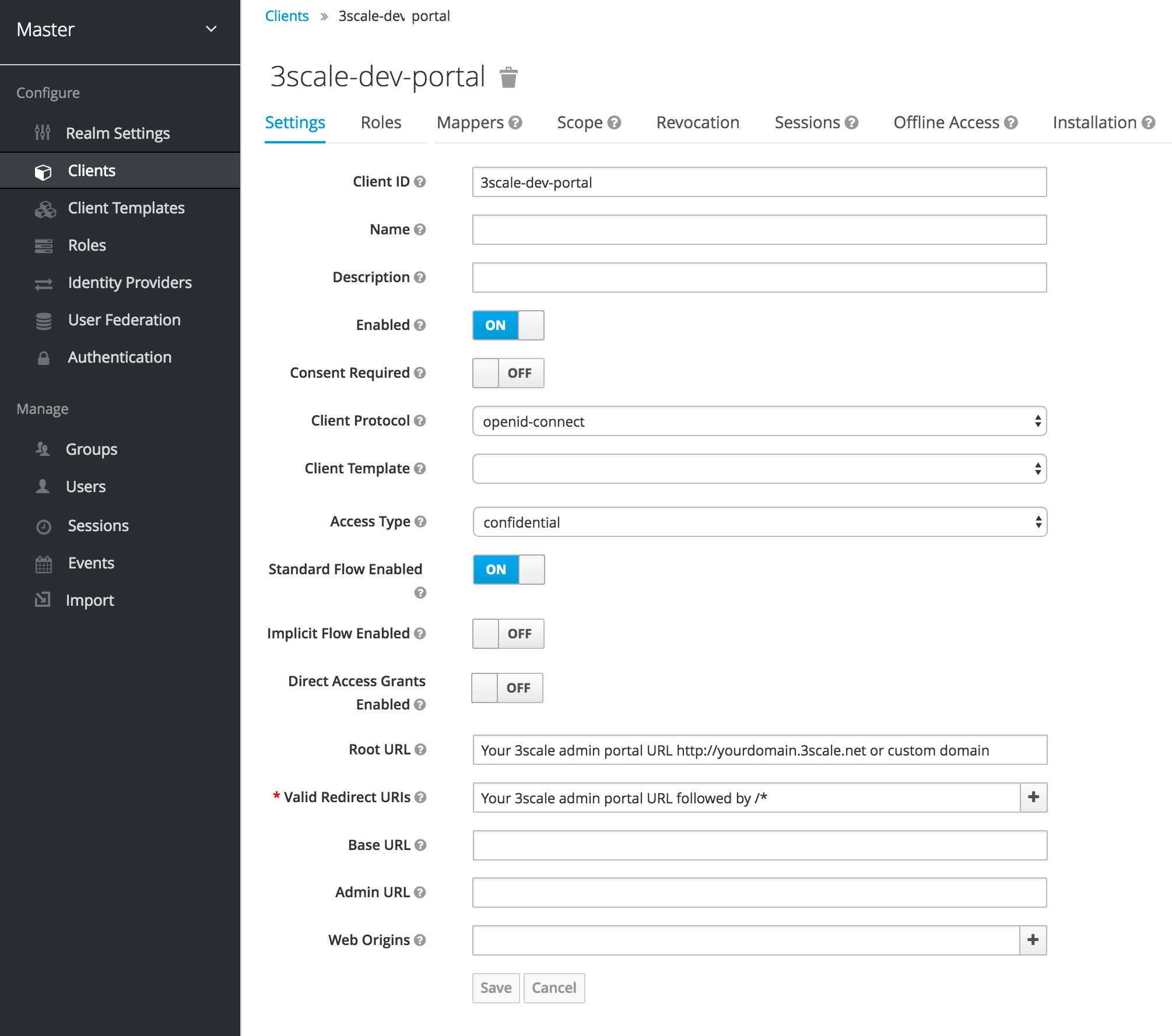 Client template. Как в админке keycloak посмотреть токен. Implicit Flow enabled. Keyclock direct access Grants.