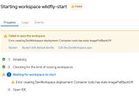 Starting workspace wildfly-start Failed.png