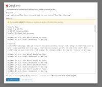 Report issue, critical, text change, with review _ edit alert.png